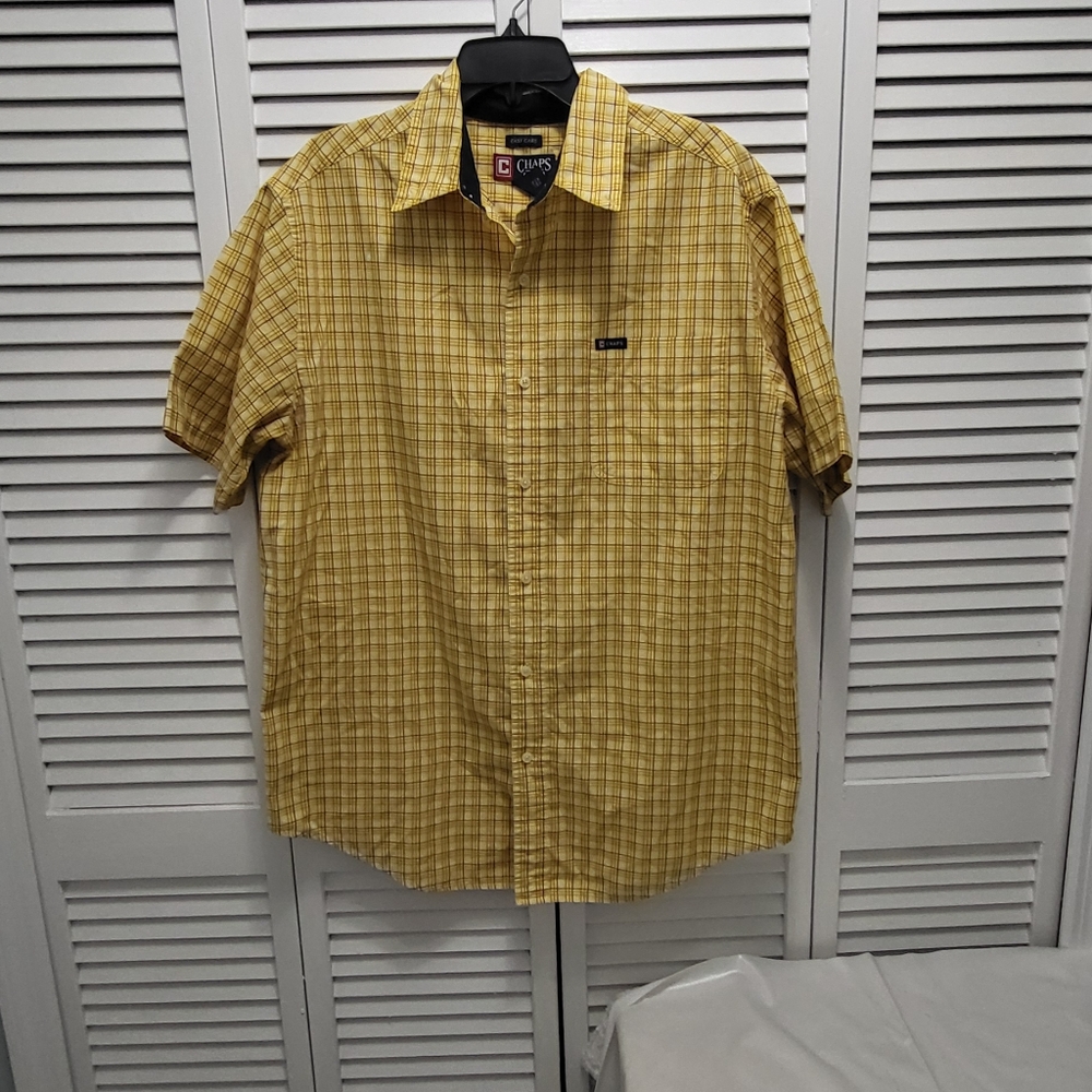 Chaps easy care shirt size L
